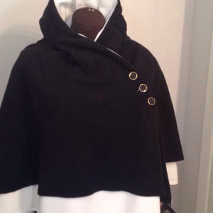 Black and White Winter Cape